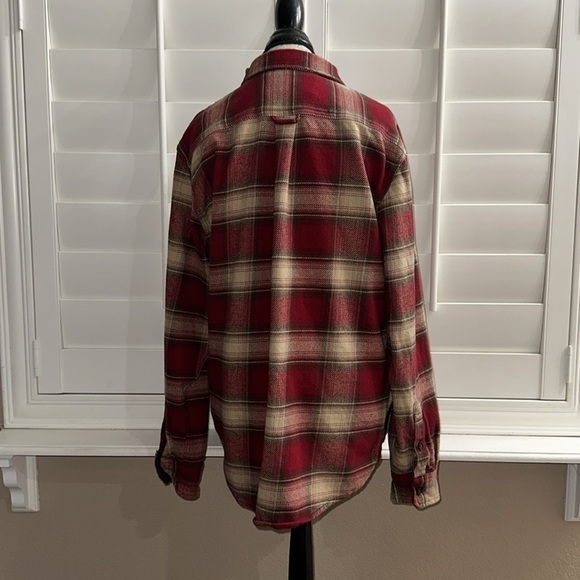 Orvis Mens Big Bear Heavy Weight Double Brushed Flannel Shirt - Picture 5 of 13